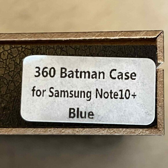 Luphie 360 Batman Case for Samsung Note 10+ Blue - Picture 2 of 2